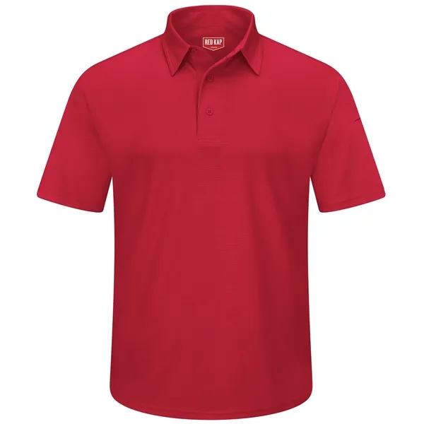 Red Kap® Mens Shortsleeve Performance Knit® Flex Series Polo - Red Kap® Mens Shortsleeve Performance Knit® Flex Series Polo - Image 7 of 7