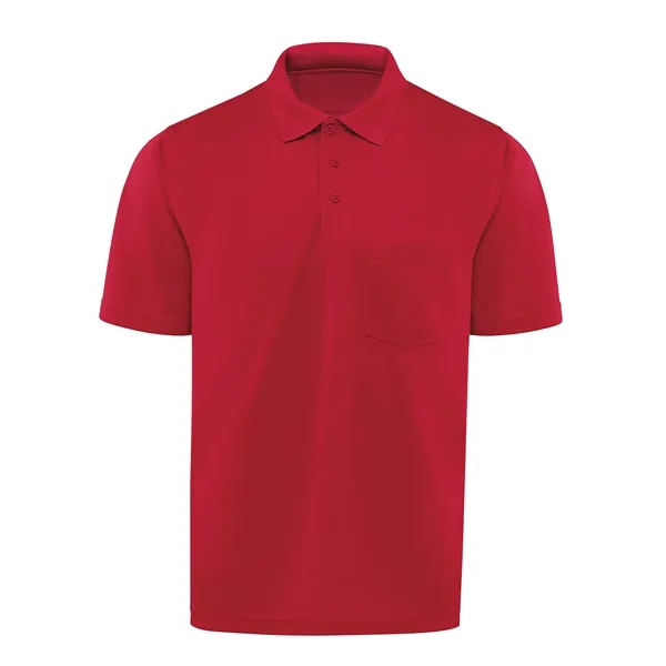 Red Kap® Men's Short Sleeve Performance Knit® Pocket Polo - Red Kap® Men's Short Sleeve Performance Knit® Pocket Polo - Image 5 of 9