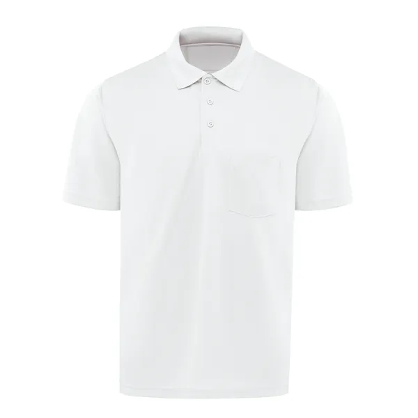 Red Kap® Men's Short Sleeve Performance Knit® Pocket Polo - Red Kap® Men's Short Sleeve Performance Knit® Pocket Polo - Image 7 of 9