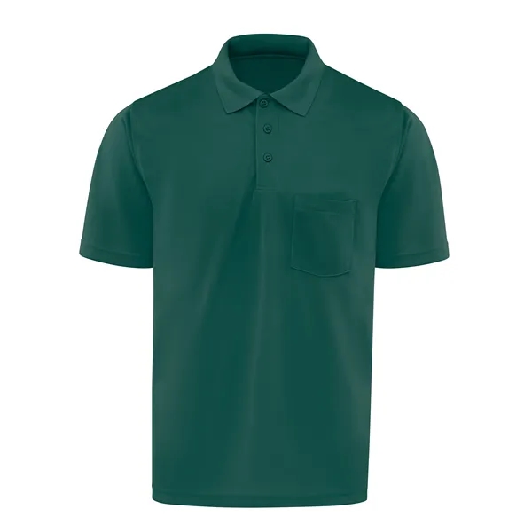 Red Kap® Men's Short Sleeve Performance Knit® Pocket Polo - Red Kap® Men's Short Sleeve Performance Knit® Pocket Polo - Image 8 of 9