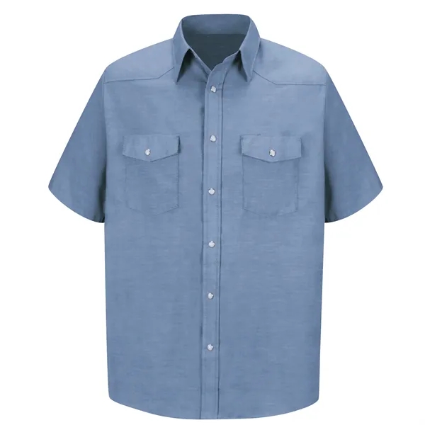 Red Kap® Men's Short Sleeve Deluxe Western Style Shirt