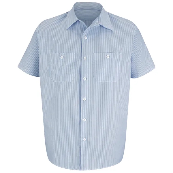 Red Kap® Men's Short Sleeve Industrial Stripe Work Shirt