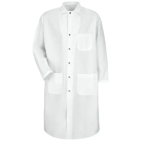 Red Kap® Snap-Front Spun Polyester Butcher Coat