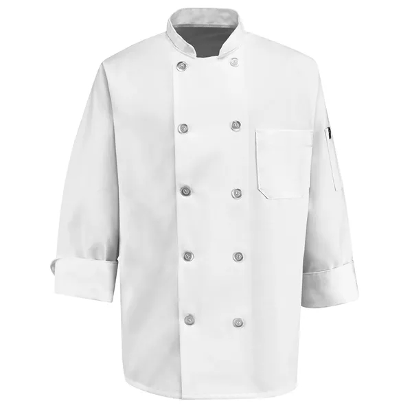 Red Kap® Ten Pearl Button Chef Coat