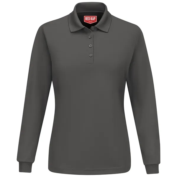 Red Kap® Women's Long Sleeve Performance Knit® Polo - Red Kap® Women's Long Sleeve Performance Knit® Polo - Image 0 of 3
