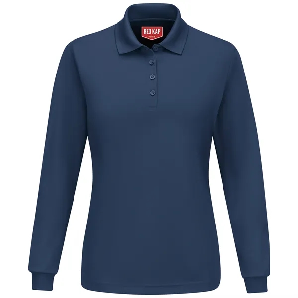 Red Kap® Women's Long Sleeve Performance Knit® Polo - Red Kap® Women's Long Sleeve Performance Knit® Polo - Image 1 of 3
