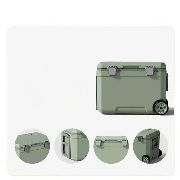 45L Outdoor Trolley Insulated Box - 45L Outdoor Trolley Insulated Box - Image 3 of 4