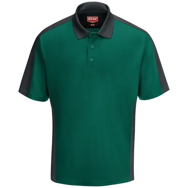 Red Kap® Men's Short Sleeve Performance Knit® Two-Tone Polo - Red Kap® Men's Short Sleeve Performance Knit® Two-Tone Polo - Image 1 of 7