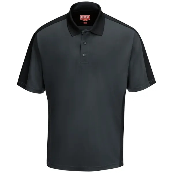 Red Kap® Men's Short Sleeve Performance Knit® Two-Tone Polo - Red Kap® Men's Short Sleeve Performance Knit® Two-Tone Polo - Image 2 of 7