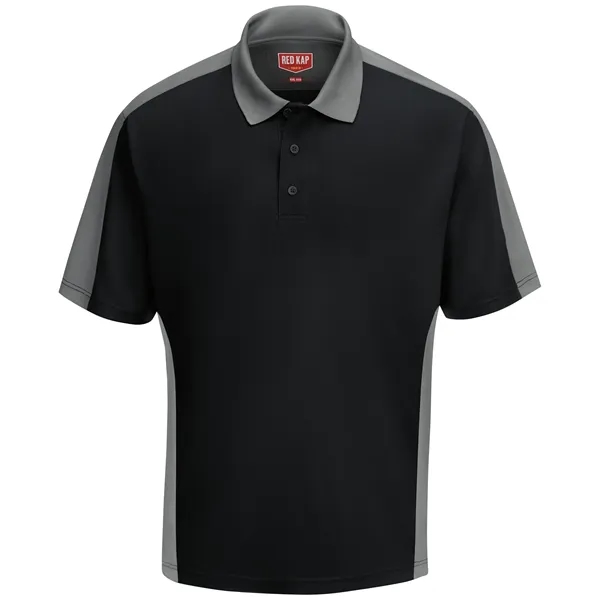 Red Kap® Men's Short Sleeve Performance Knit® Two-Tone Polo - Red Kap® Men's Short Sleeve Performance Knit® Two-Tone Polo - Image 3 of 7