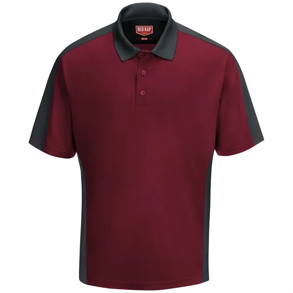 Red Kap® Men's Short Sleeve Performance Knit® Two-Tone Polo - Red Kap® Men's Short Sleeve Performance Knit® Two-Tone Polo - Image 6 of 7