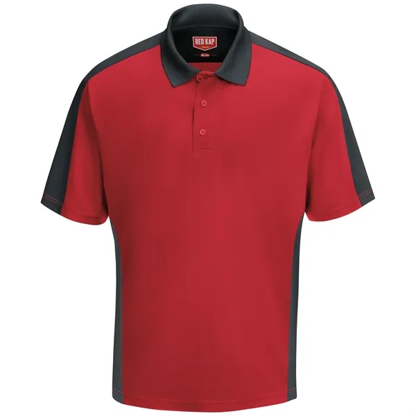 Red Kap® Men's Short Sleeve Performance Knit® Two-Tone Polo - Red Kap® Men's Short Sleeve Performance Knit® Two-Tone Polo - Image 7 of 7