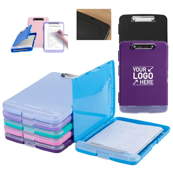 Multifunctional File Case Clipboard with Pen Slot Hanging Ho - Multifunctional File Case Clipboard with Pen Slot Hanging Ho - Image 0 of 4