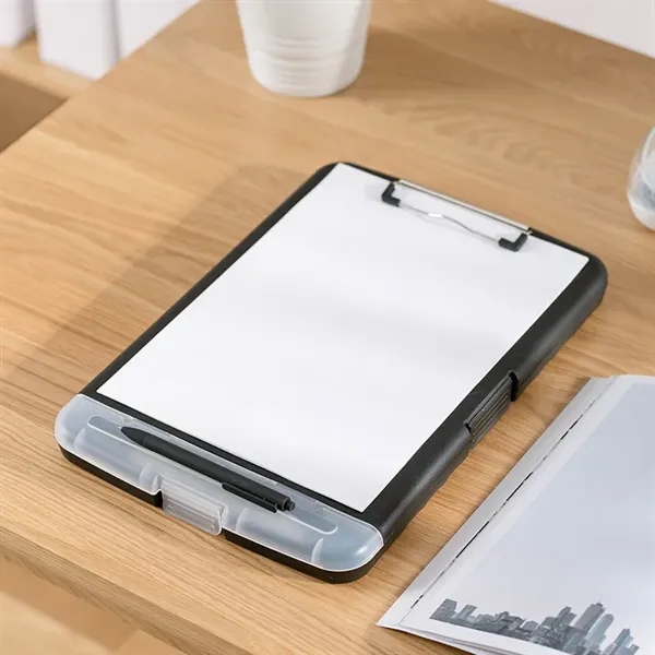 Multifunctional File Case Clipboard with Pen Slot Hanging Ho - Multifunctional File Case Clipboard with Pen Slot Hanging Ho - Image 1 of 4