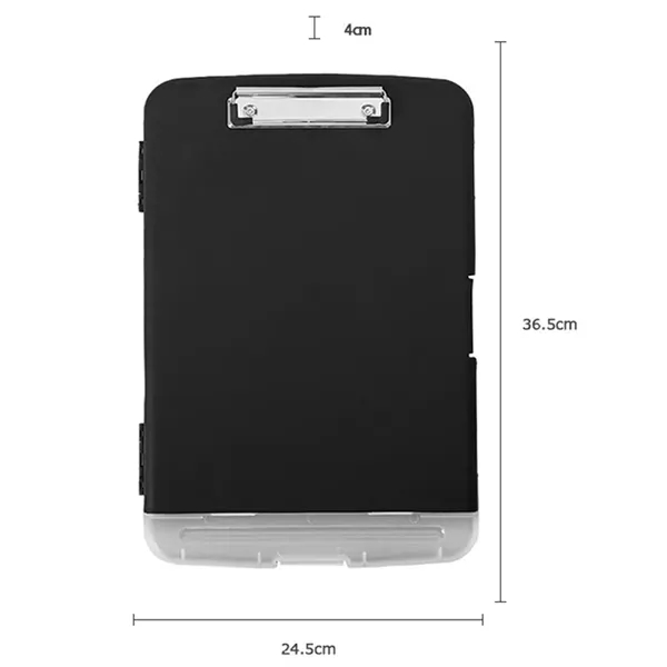 Multifunctional File Case Clipboard with Pen Slot Hanging Ho - Multifunctional File Case Clipboard with Pen Slot Hanging Ho - Image 4 of 4