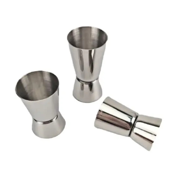 Stainless Steel Double Sided Jigger Bartender Measuring Cup - Stainless Steel Double Sided Jigger Bartender Measuring Cup - Image 1 of 2