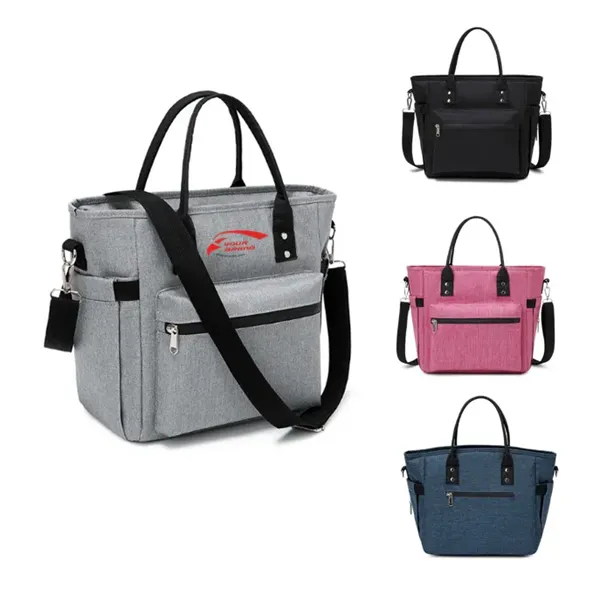 Insulated Large Capacity Lunch Tote Waterproof Shoulder Bag - Insulated Large Capacity Lunch Tote Waterproof Shoulder Bag - Image 0 of 3