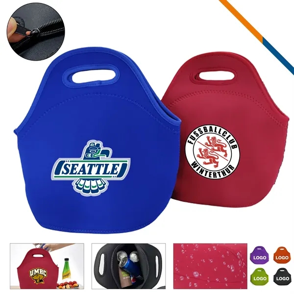 Daphne Neoprene Zipper Lunch Bag - Daphne Neoprene Zipper Lunch Bag - Image 0 of 8