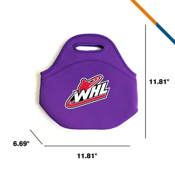 Daphne Neoprene Zipper Lunch Bag - Daphne Neoprene Zipper Lunch Bag - Image 2 of 8