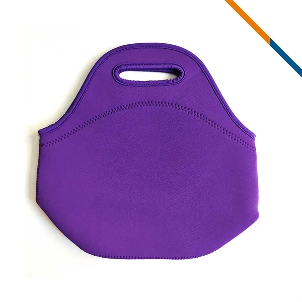 Daphne Neoprene Zipper Lunch Bag - Daphne Neoprene Zipper Lunch Bag - Image 8 of 8