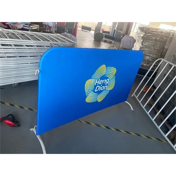 3 x 8 ft Barricade Cover for Crowd Control Fence Cloth - 3 x 8 ft Barricade Cover for Crowd Control Fence Cloth - Image 4 of 4