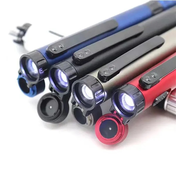 Multifunction 6 in 1 Tactical Pen with Compass - Multifunction 6 in 1 Tactical Pen with Compass - Image 2 of 4