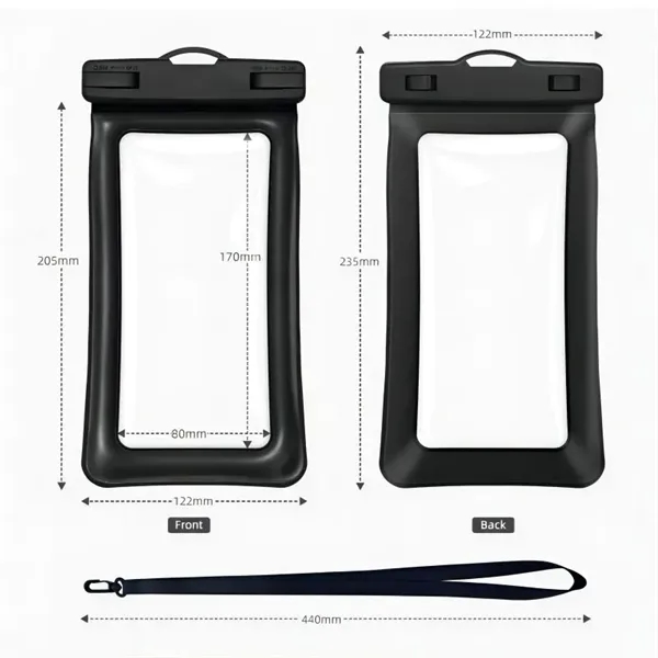 Waterproof Phone Holder Pouch Floatable Cellphone Dry Bag - Waterproof Phone Holder Pouch Floatable Cellphone Dry Bag - Image 2 of 4