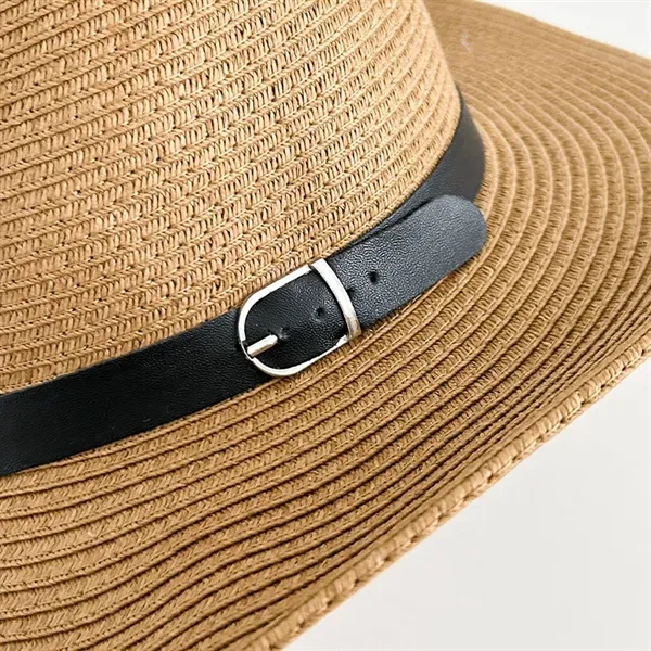 Men's Wide Brim Roll Up Cowboy Foldable Sun Hat Classic - Men's Wide Brim Roll Up Cowboy Foldable Sun Hat Classic - Image 2 of 4