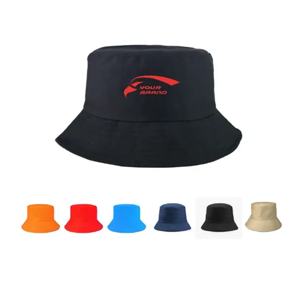 Unisex Cotton Bucket Hat Fisherman Cotton Hat Outdoor Cap - Unisex Cotton Bucket Hat Fisherman Cotton Hat Outdoor Cap - Image 0 of 3