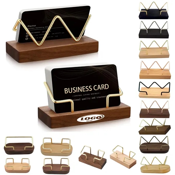 Wood Business Card Holder - Wood Business Card Holder - Image 0 of 1
