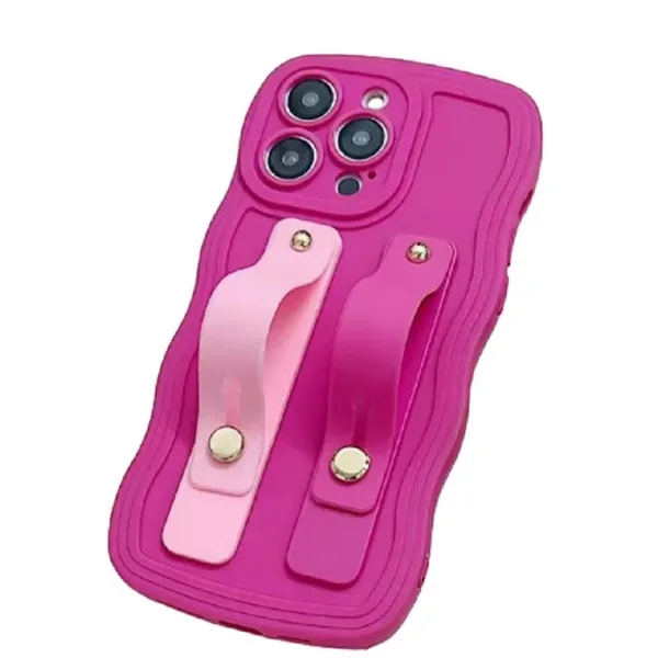 Adjustable Foldable Phone Stand Grip Holder Finger Strap - Adjustable Foldable Phone Stand Grip Holder Finger Strap - Image 1 of 2