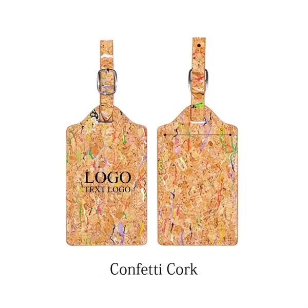Natural Cork Luggage Tag - Natural Cork Luggage Tag - Image 4 of 11
