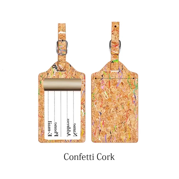 Natural Cork Luggage Tag - Natural Cork Luggage Tag - Image 5 of 11