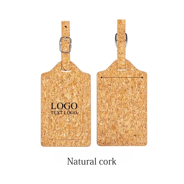 Natural Cork Luggage Tag - Natural Cork Luggage Tag - Image 6 of 11