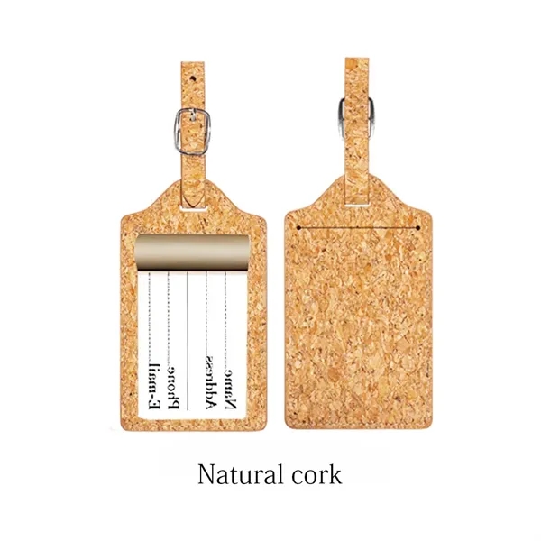 Natural Cork Luggage Tag - Natural Cork Luggage Tag - Image 7 of 11
