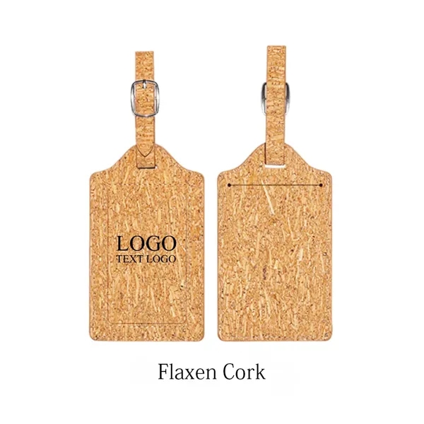 Natural Cork Luggage Tag - Natural Cork Luggage Tag - Image 10 of 11