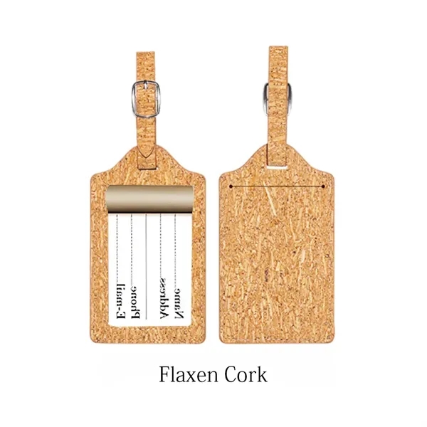 Natural Cork Luggage Tag - Natural Cork Luggage Tag - Image 11 of 11