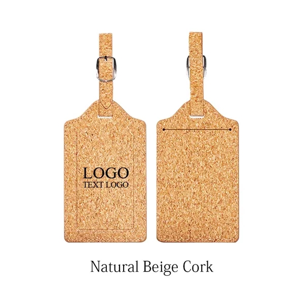 Natural Cork Luggage Tag - Natural Cork Luggage Tag - Image 8 of 11