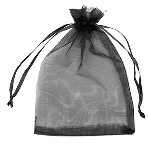 6.29 X 8.66 Inch Organza Candy Drawstring Bag - 6.29 X 8.66 Inch Organza Candy Drawstring Bag - Image 1 of 9