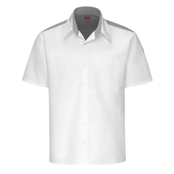 Red Kap® Men's Airflow Cook Shirt with OilBlok