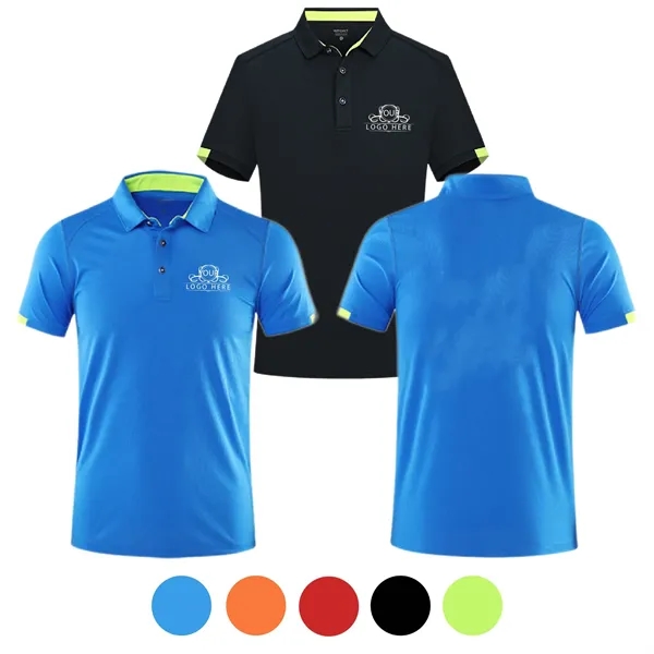 Men Short Sleeve Polo - Men Short Sleeve Polo - Image 0 of 1