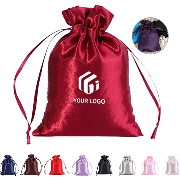Premium Wedding Favor Party Jewelry Drawstring Gift Bag - Premium Wedding Favor Party Jewelry Drawstring Gift Bag - Image 0 of 4