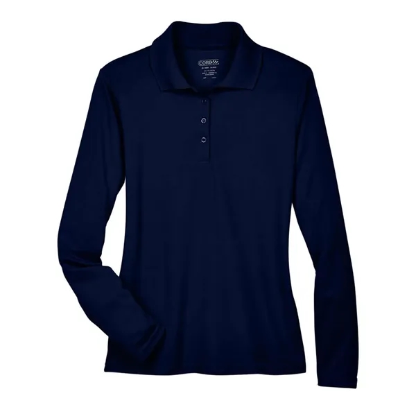 CORE365 Women's Pinnacle Performance Long Sleeve Pique Polo - CORE365 Women's Pinnacle Performance Long Sleeve Pique Polo - Image 2 of 20