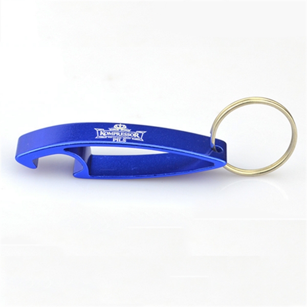 Water Shape Metal Key Ring Bottle Opener - Water Shape Metal Key Ring Bottle Opener - Image 1 of 2