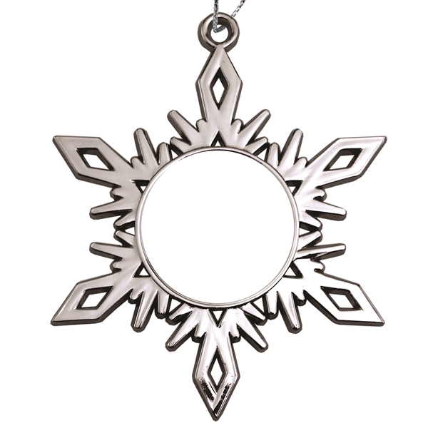 Nickel Snowflake Holiday Ornament
