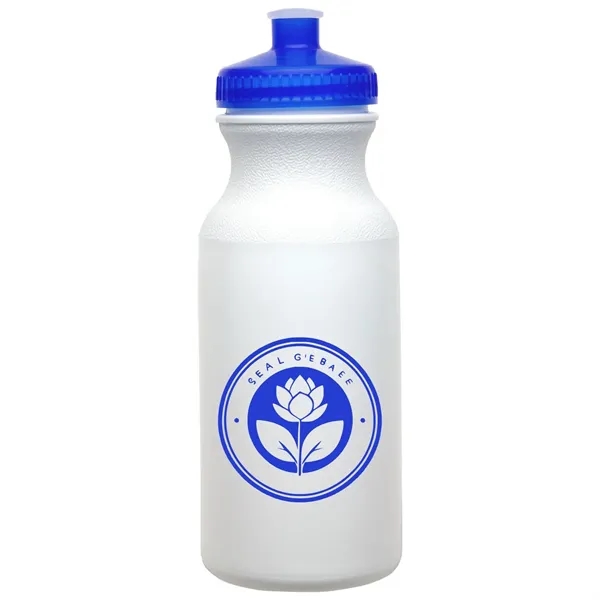 20 oz. White Economy Bike/ Fitness Bottle - MADE IN USA - 20 oz. White Economy Bike/ Fitness Bottle - MADE IN USA - Image 3 of 6