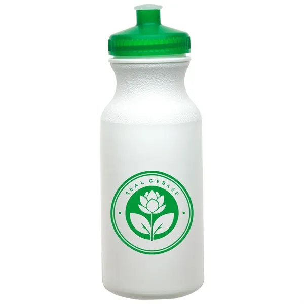 20 oz. White Economy Bike/ Fitness Bottle - MADE IN USA - 20 oz. White Economy Bike/ Fitness Bottle - MADE IN USA - Image 4 of 6