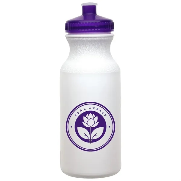 20 oz. White Economy Bike/ Fitness Bottle - MADE IN USA - 20 oz. White Economy Bike/ Fitness Bottle - MADE IN USA - Image 5 of 6