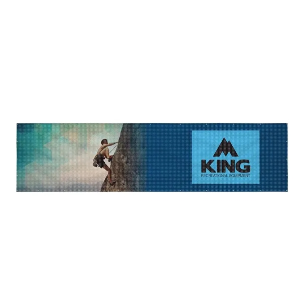 60" x 20' FMesh Fabric Fence Banner - 60" x 20' FMesh Fabric Fence Banner - Image 0 of 2
