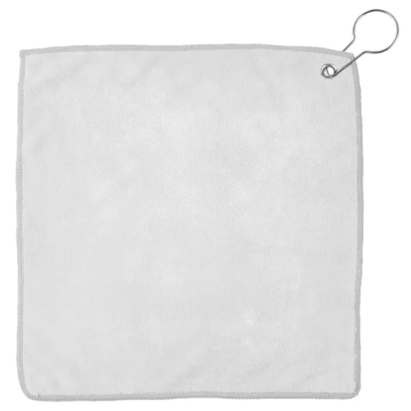12" x 12" Sublimated Micro Fiber Golf Towel - 12" x 12" Sublimated Micro Fiber Golf Towel - Image 1 of 3